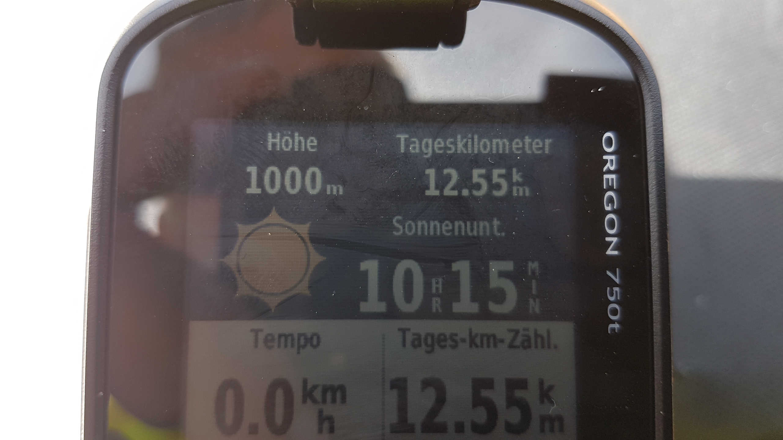Garmin Oregon 750t auf dem Camino Francés Jakobsweg Spanien