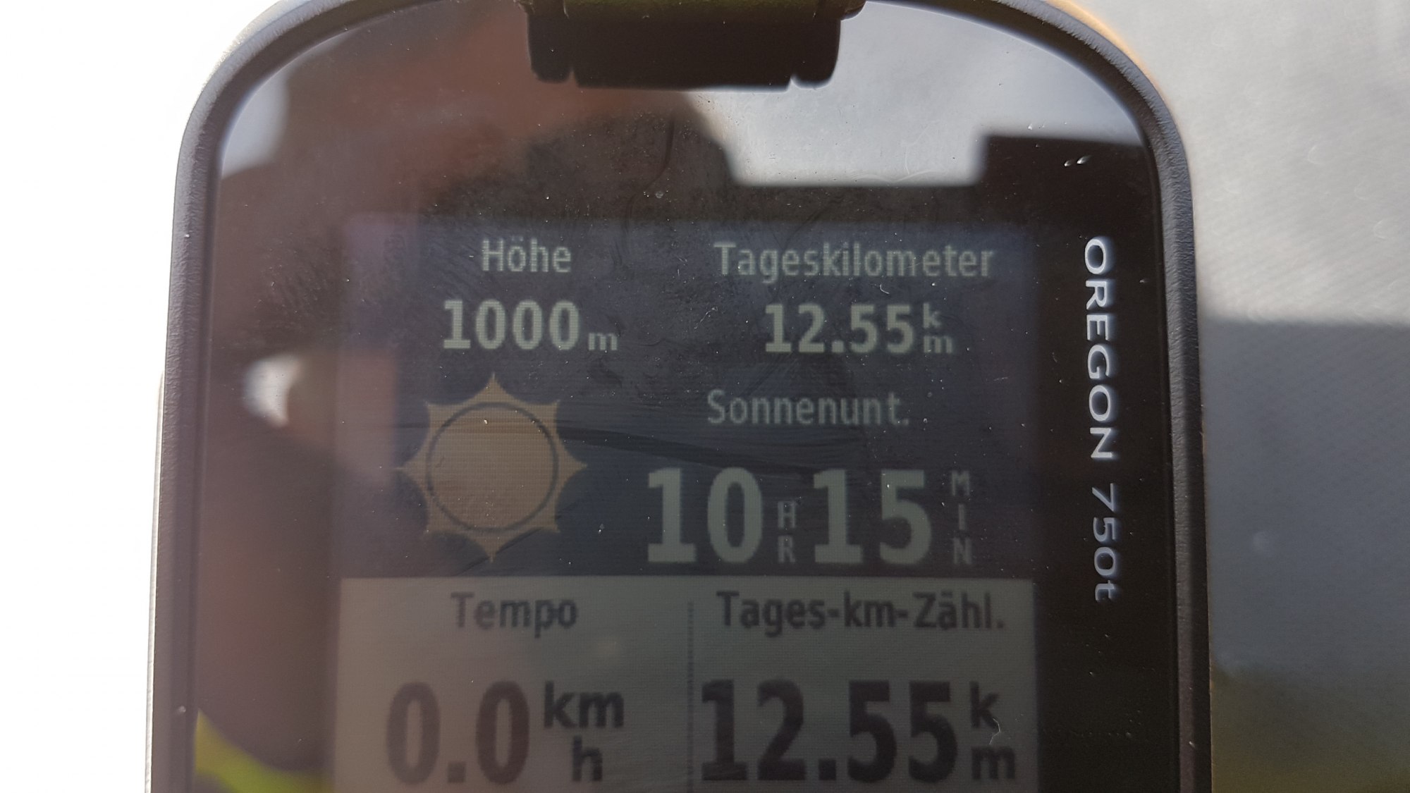 Garmin Oregon 750t auf dem Camino Francés Jakobsweg Spanien