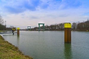 Schleuse Hünxe eisfrei
