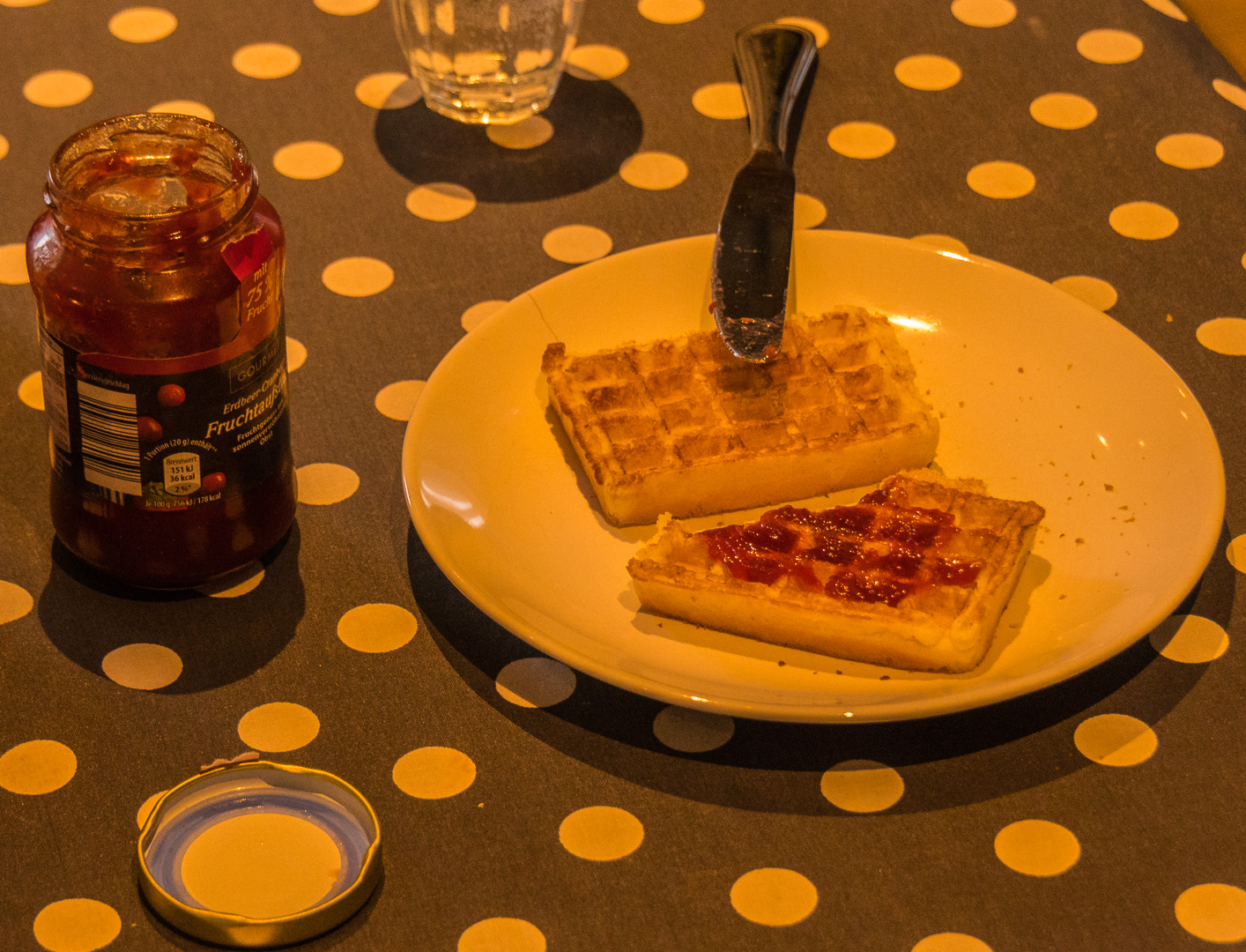 Waffeln zum Kaffee