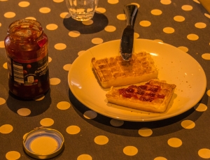 Waffeln zum Kaffee