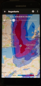 Regenkarte 30.04.2018 17:20 Uhr