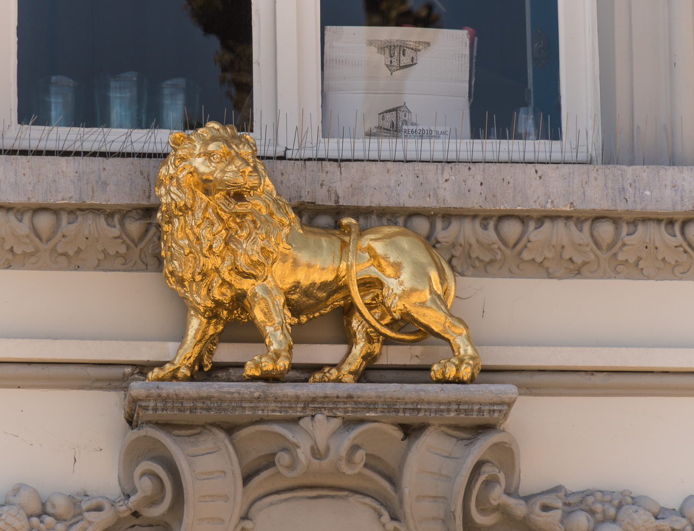 Fassaden Löwe Simon Stevinplein