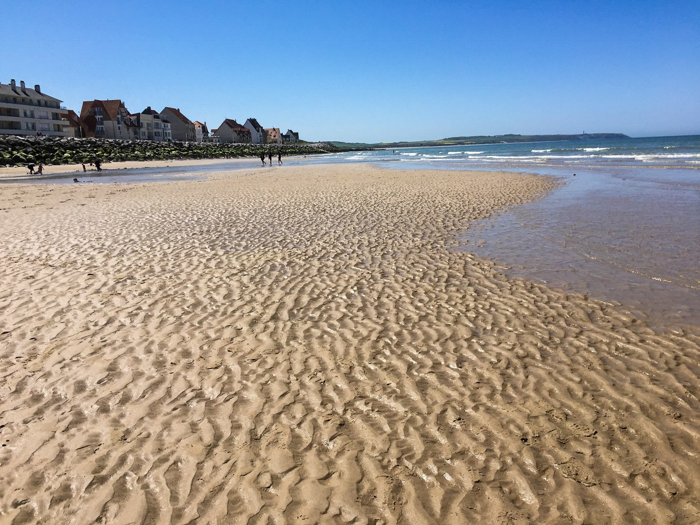 Mittags am Strand in Wissant