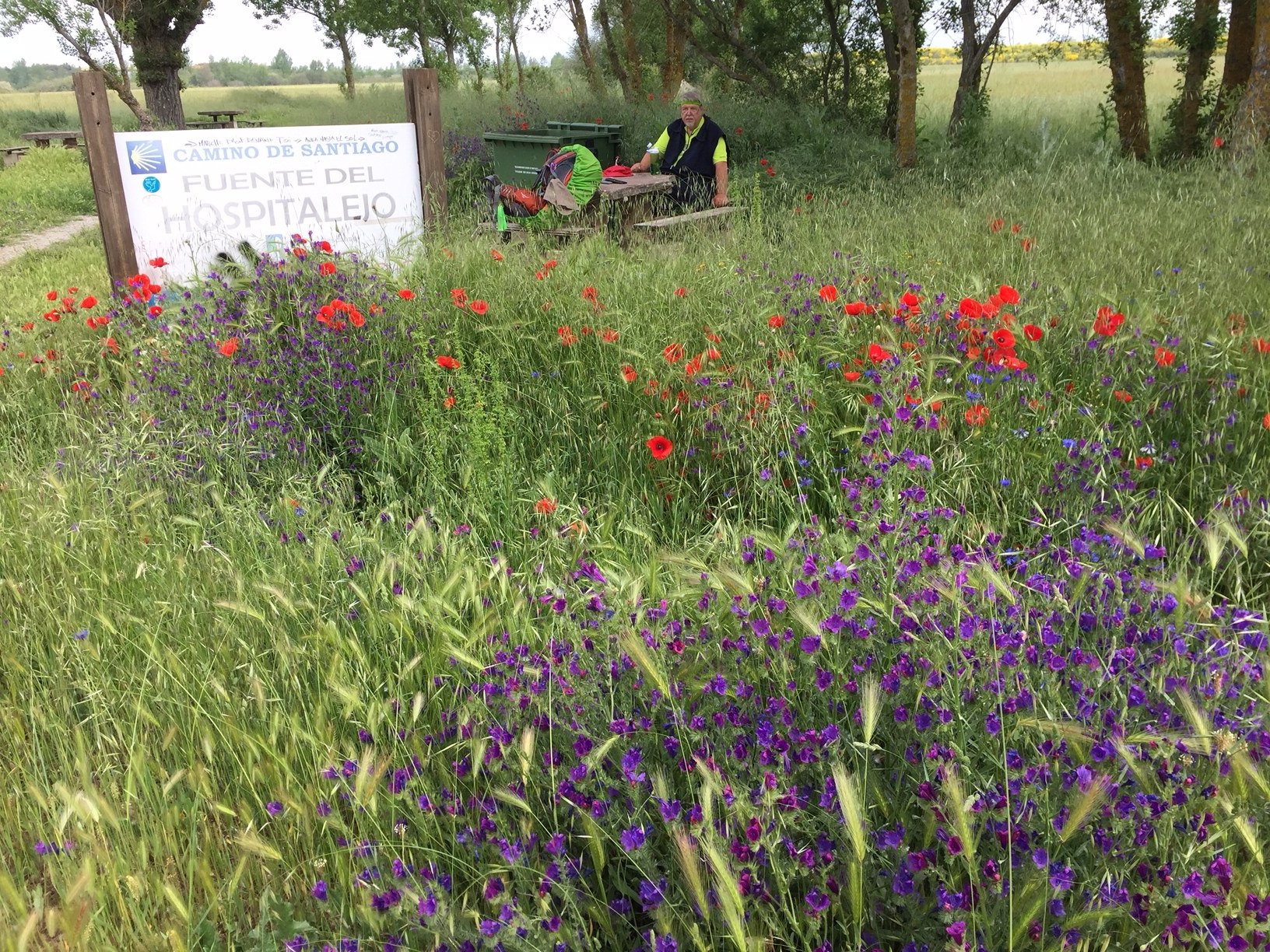 Rastplatz in der Meseta