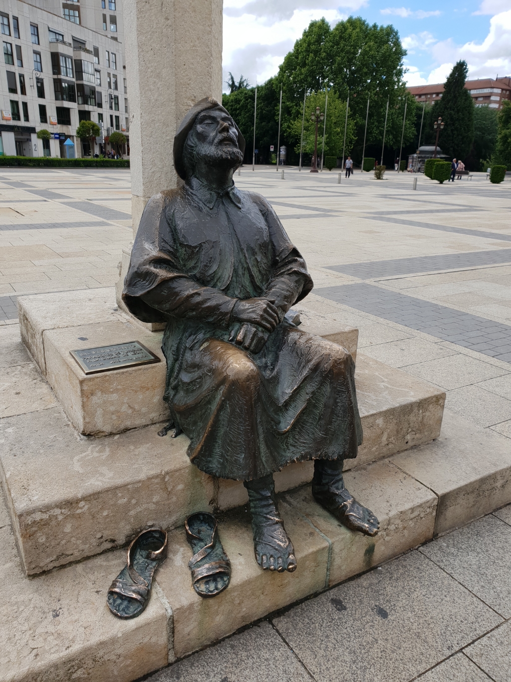 An der ehemaligen Pilgerherberge San Marcos (Parador Léon)