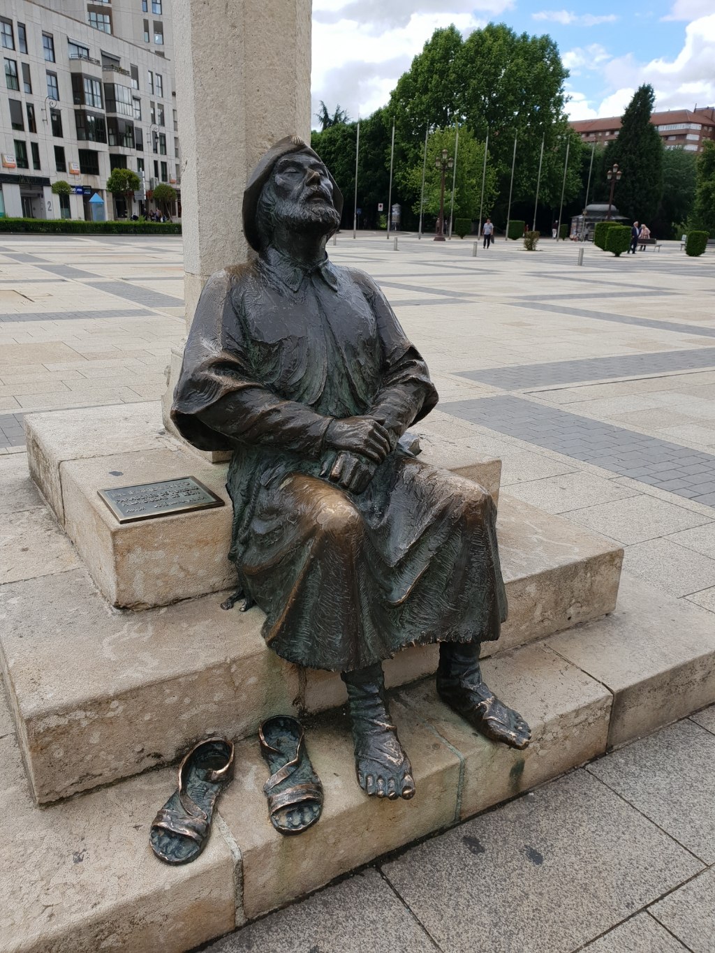 An der ehemaligen Pilgerherberge San Marcos (Parador Léon)