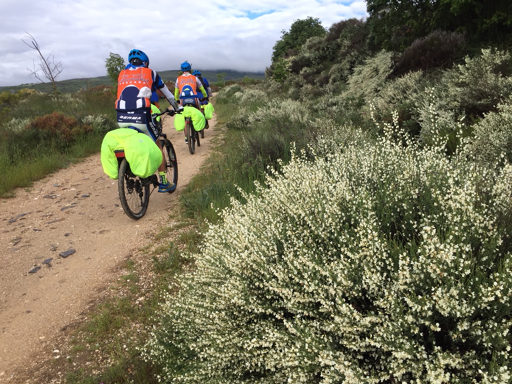 Oft ein Ärgernis Mountainbike auf dem Jakibsweg