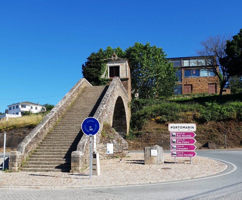 Ankunft in Portomarin