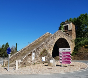 Ankunft in Portomarin