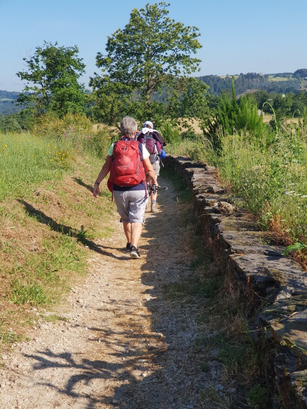 Auf dem Weg nach Portomarin