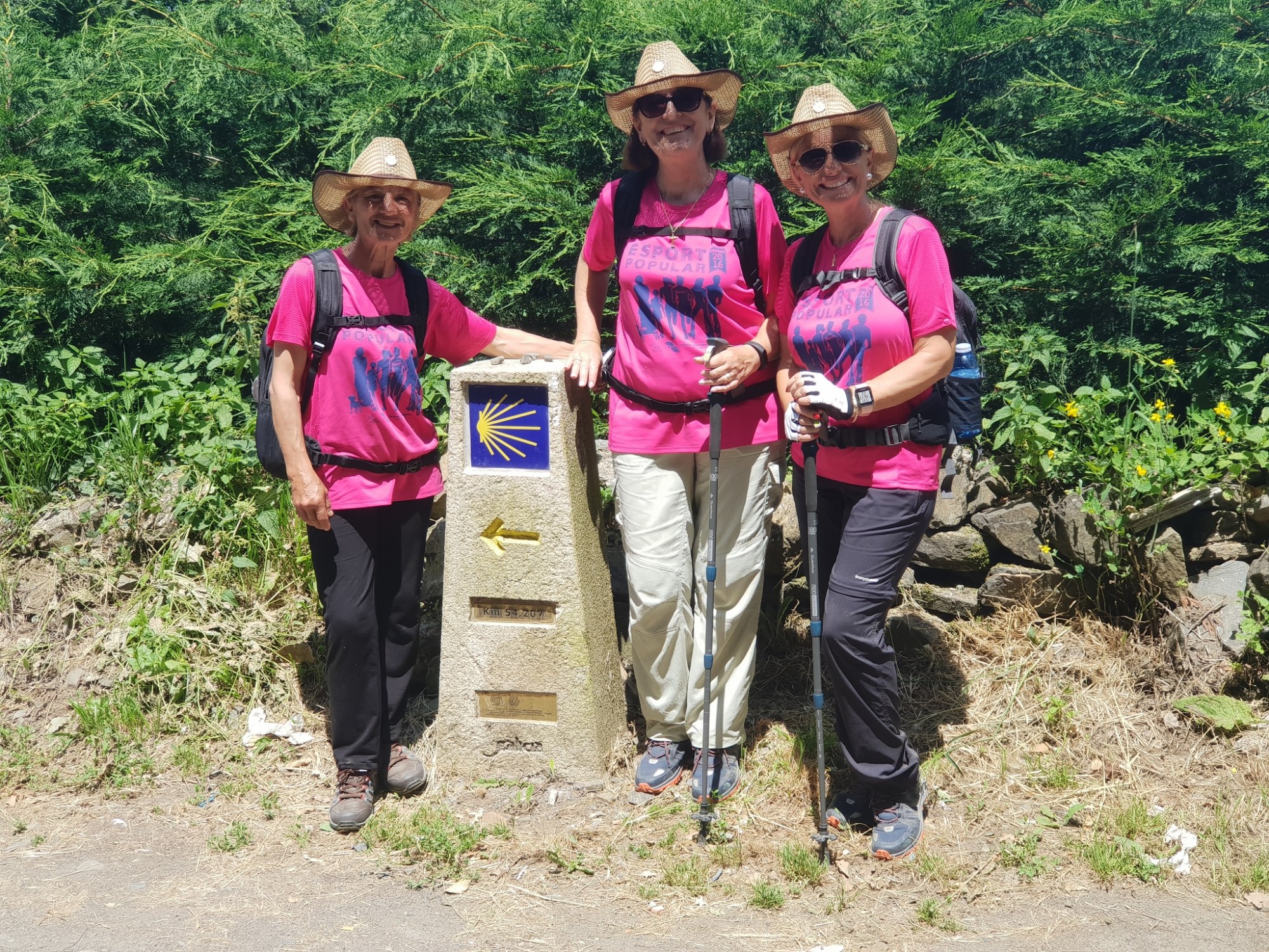 Pilgerinnen mit wenig Gepäck