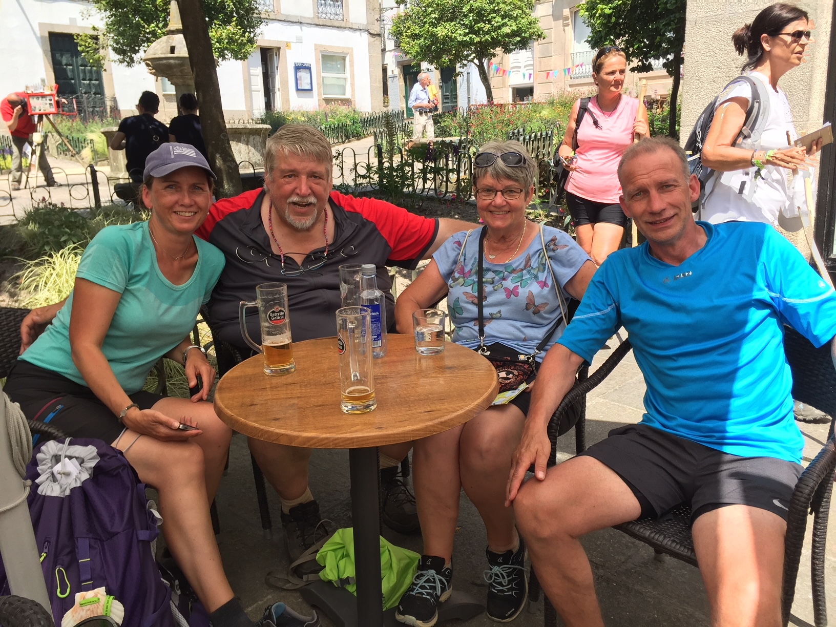 Michaela, Gustav, Walli, Frank