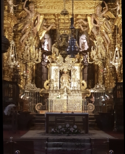 Hauptaltar über dem angeblichen Grab des Apostels Jakobus 