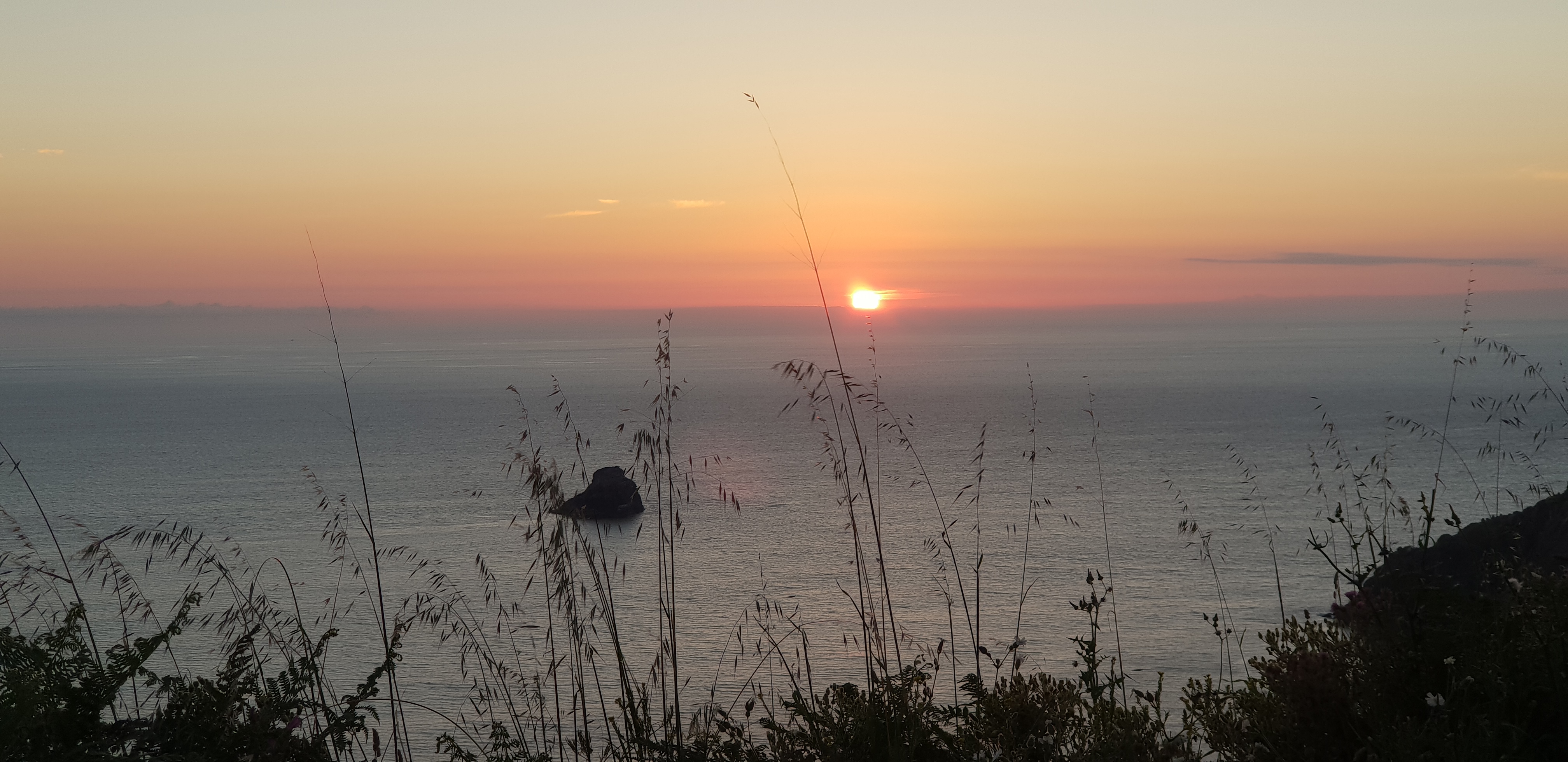 Sonnenuntergang am Kap Finisterre