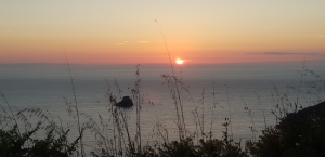 Sonnenuntergang am Kap Finisterre 