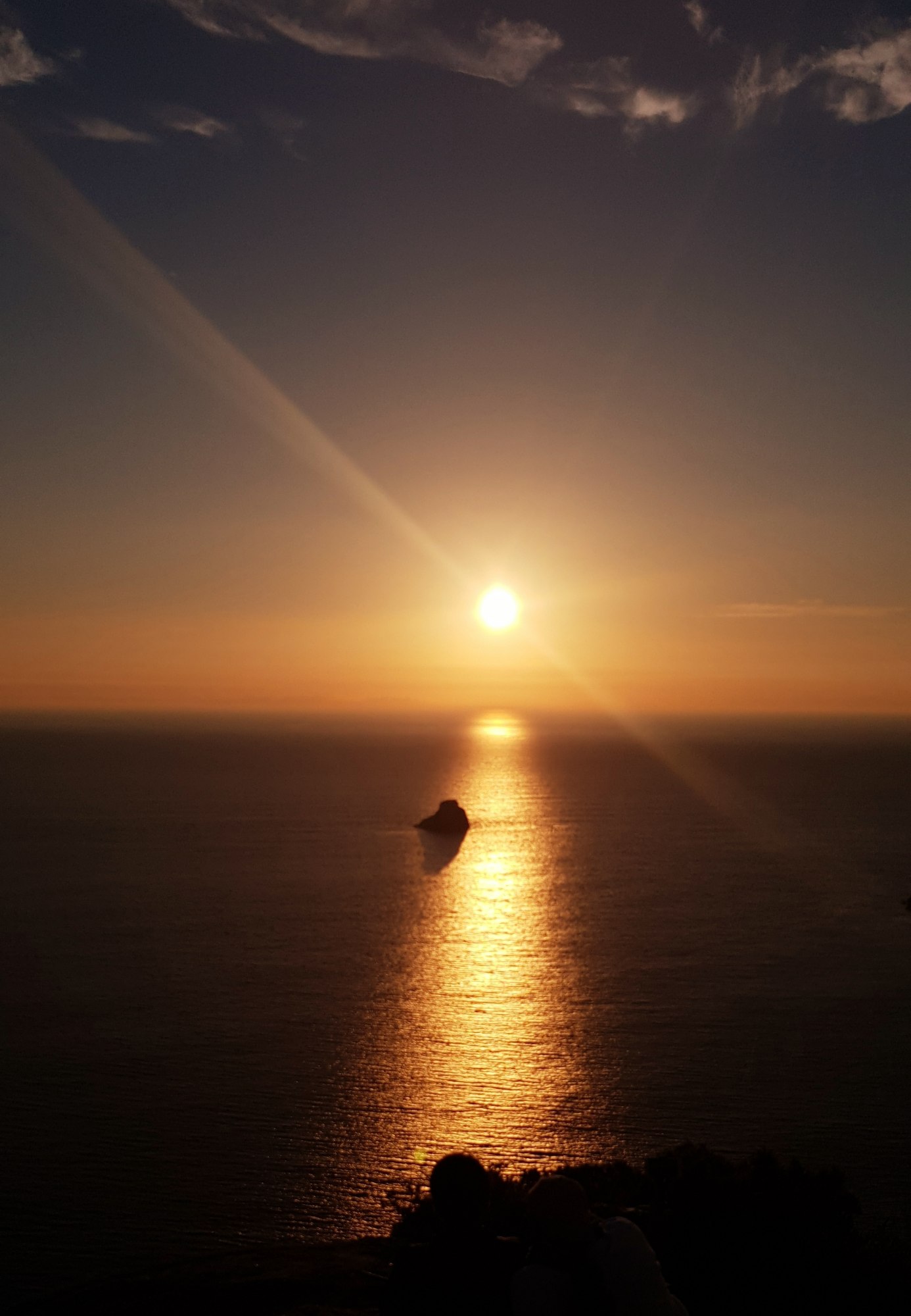 Sonnenuntergang am Kap Finisterre
