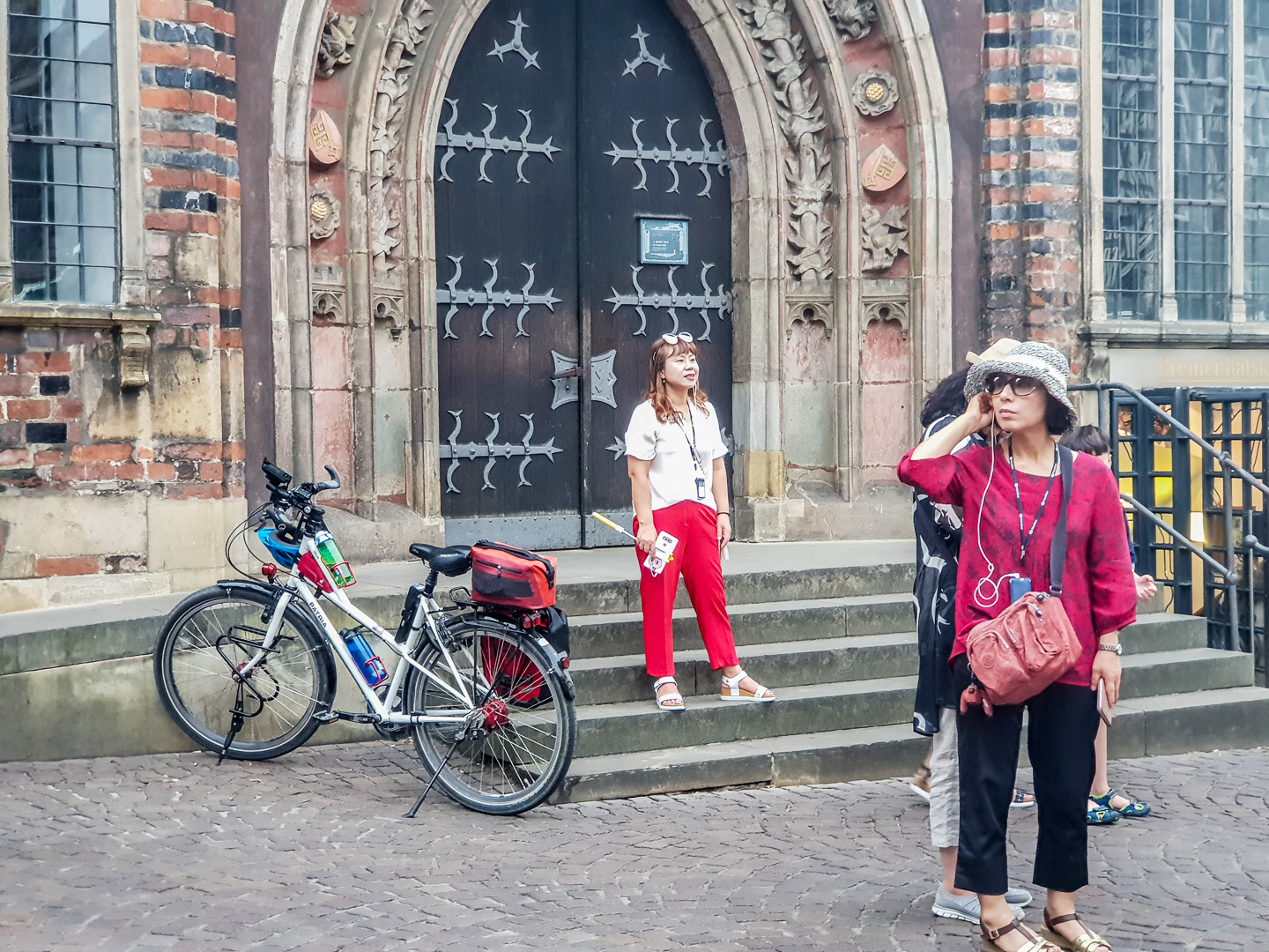 Am alten Rathaus in Bremen