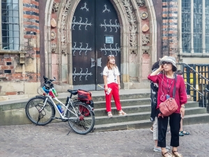 Am alten Rathaus in Bremen