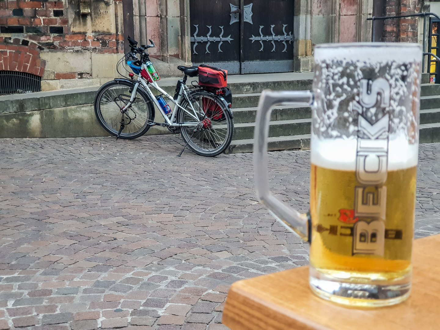 Am alten Rathaus in Bremen