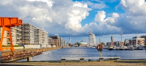 Neuer Hafen. Marina, Klimahaus 8º Ost, SAIL-City