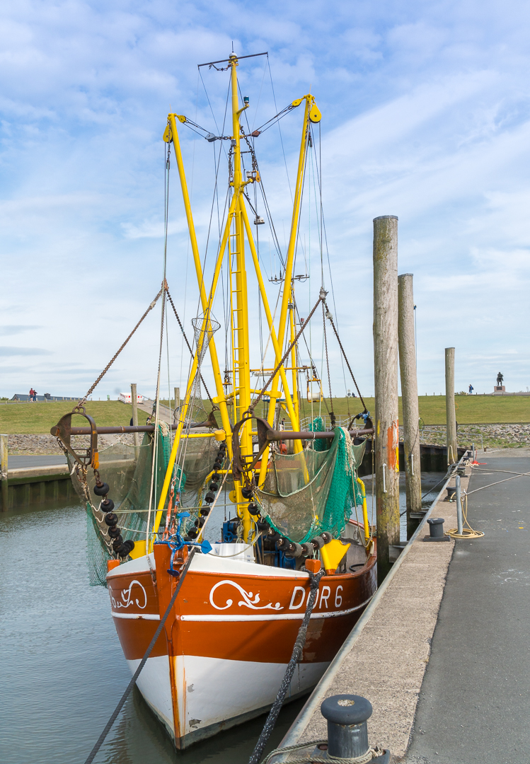 Fischkutter im Hafen Dorum-Neufeld