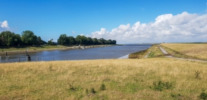 Oste Mündung in die Elbe