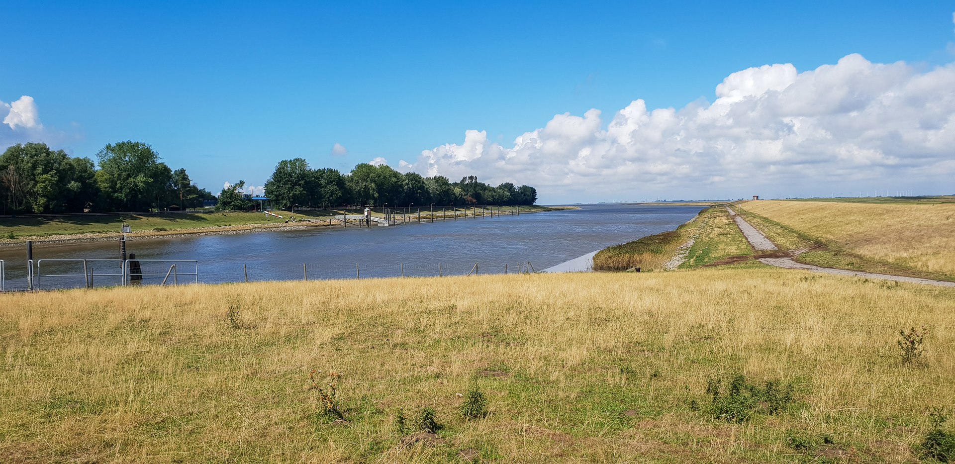 Oste Mündung in die Elbe