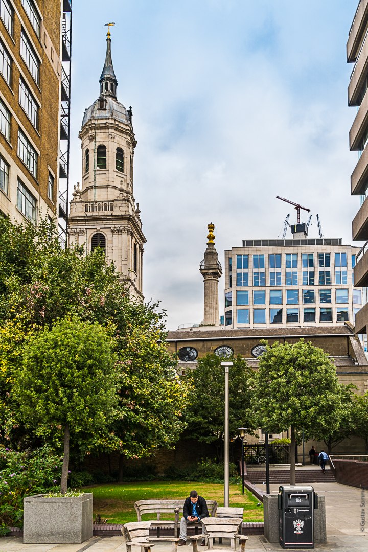 Auch in London gibt es sie: die ruhigen Plätze zum Innehalten