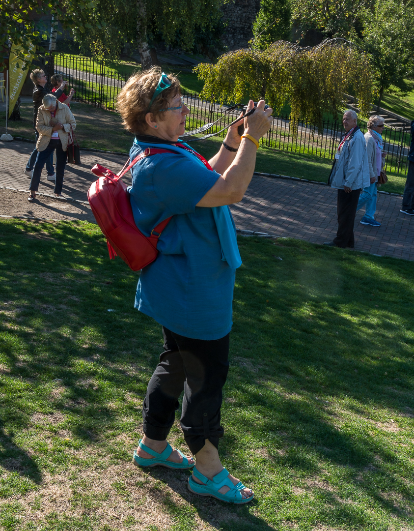 Maria fotografiert in Dublin
