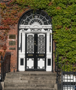 Haustür in Dublin