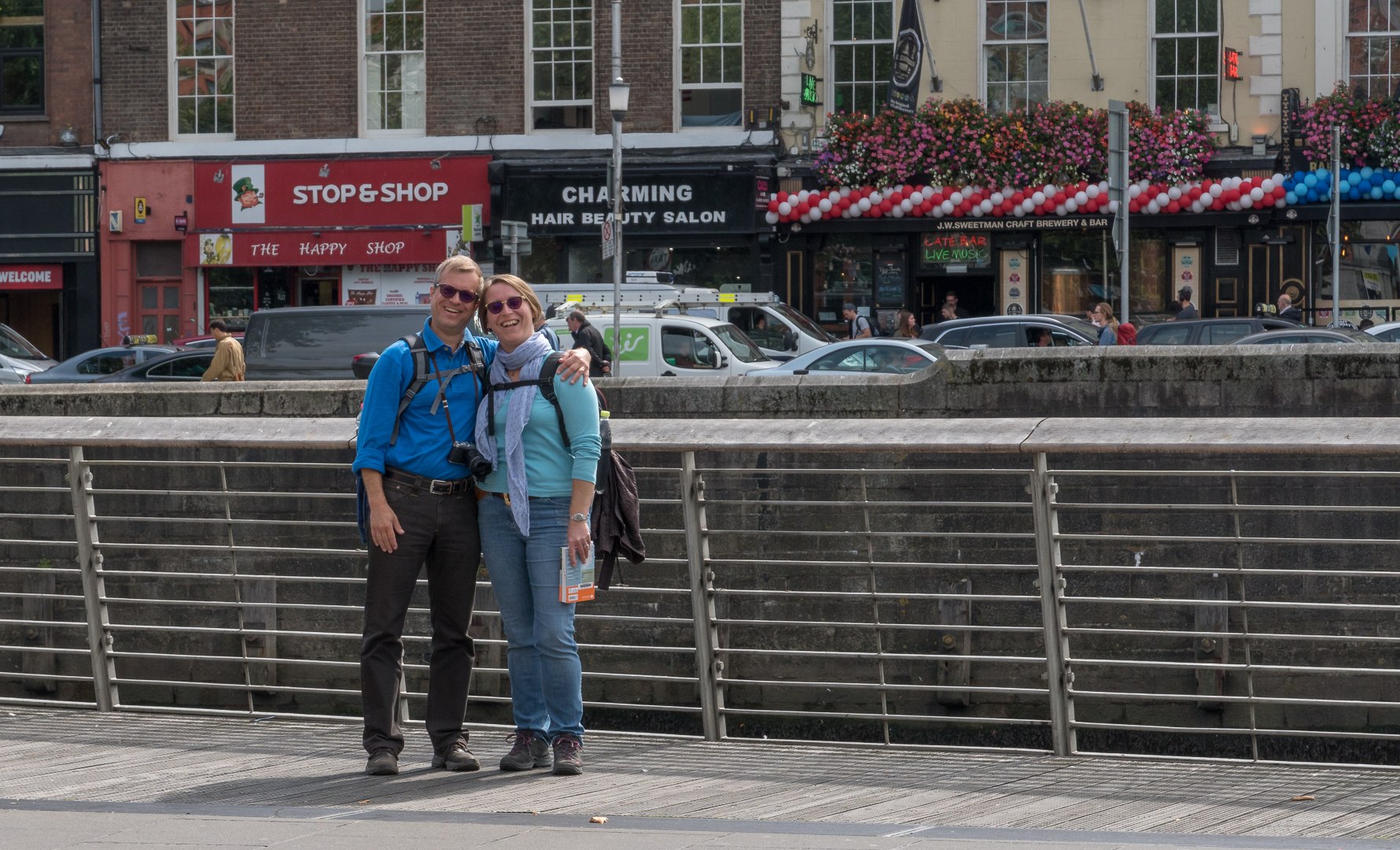 Frank und Sandra in Dublin