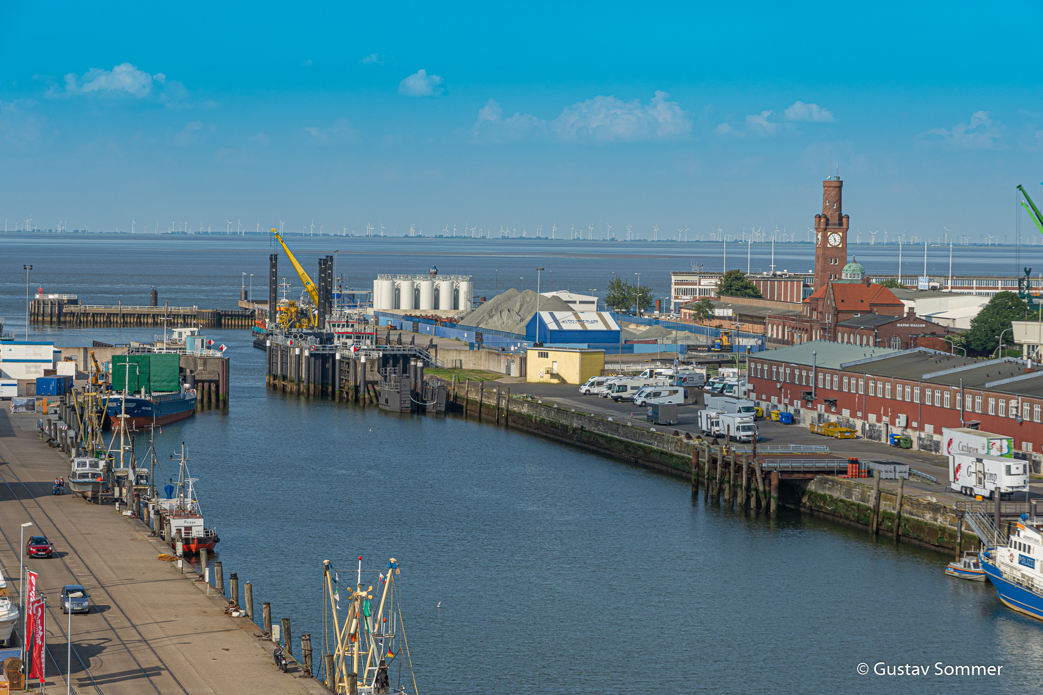 Alter Fischereihafen vom 7. Stock havenhostel