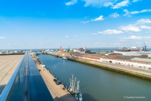 Alter Fischereihafen vom 7. Stock havenhostel