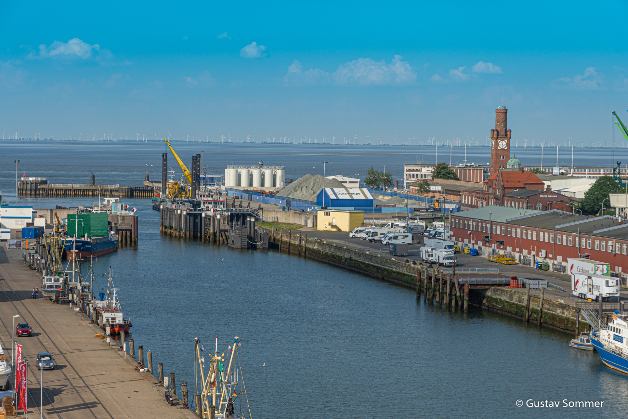 Alter Fischereihafen vom 7. Stock havenhostel