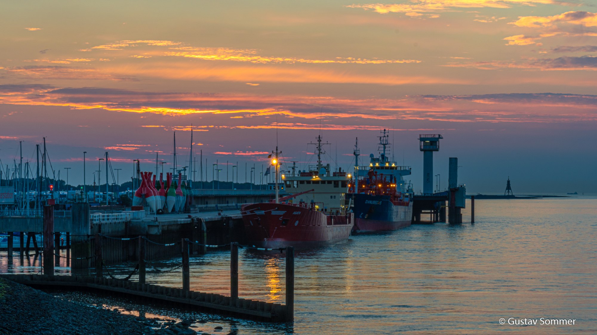 Blaue Stunde - Alte Liebe Cuxhaven