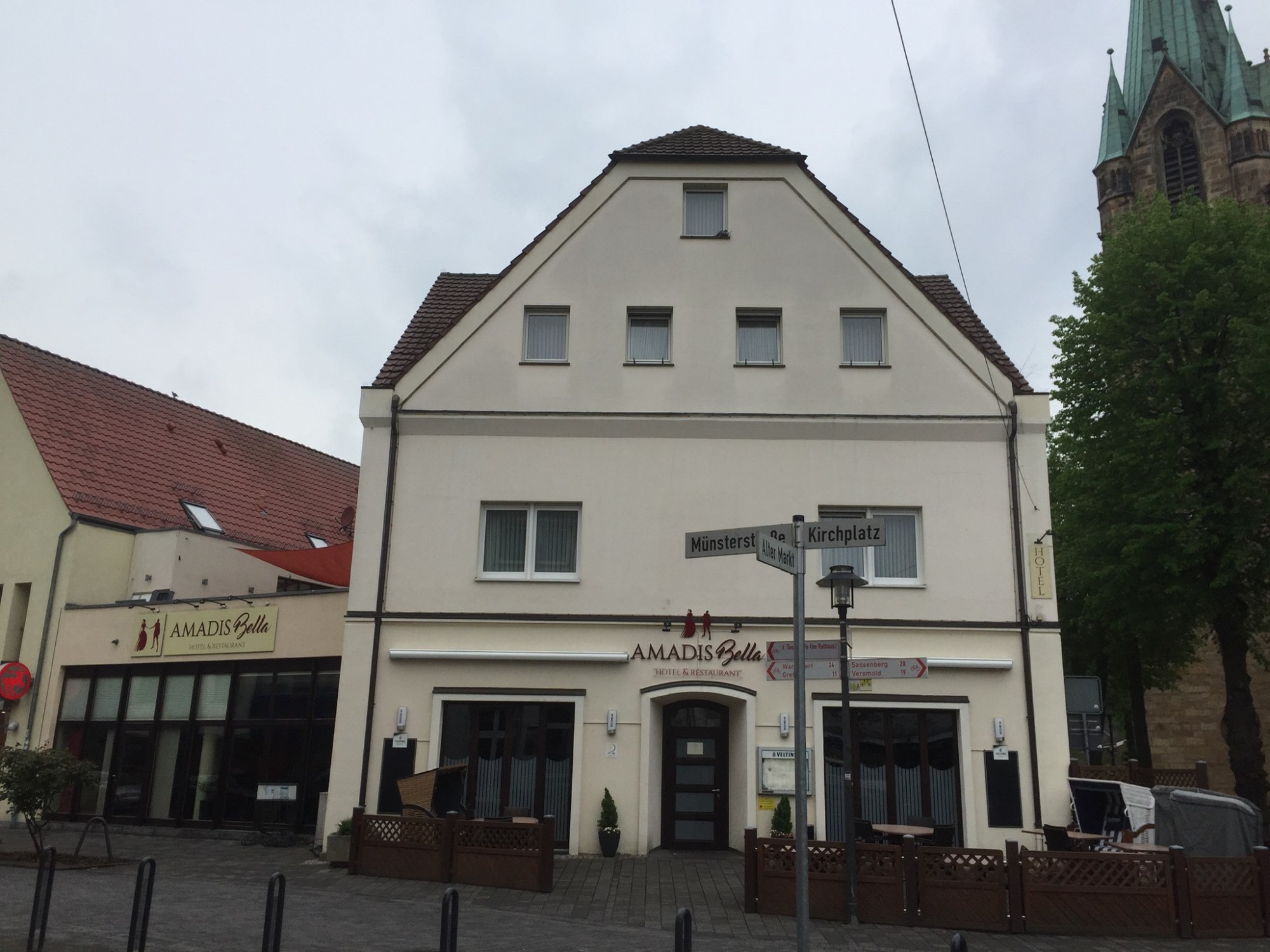 Ems Radweg Tag 3 beim Aramäer in Harsewinkel