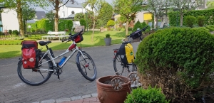 Ems Radweg - Aufsatteln