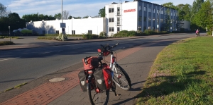 Ems Radweg Tag 4 Claas in Harsewinkel 