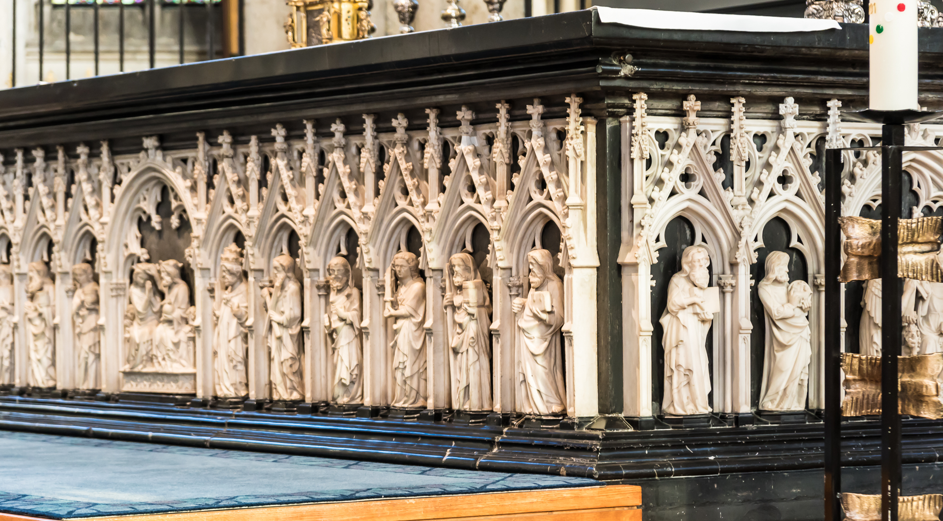 Hochaltar, vor 1322 vor dem Schrein der heiligen drei Könige