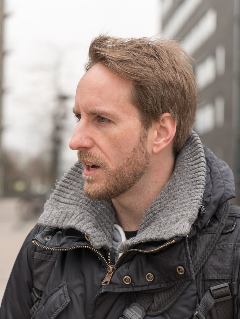 Vorderes Auge scharf