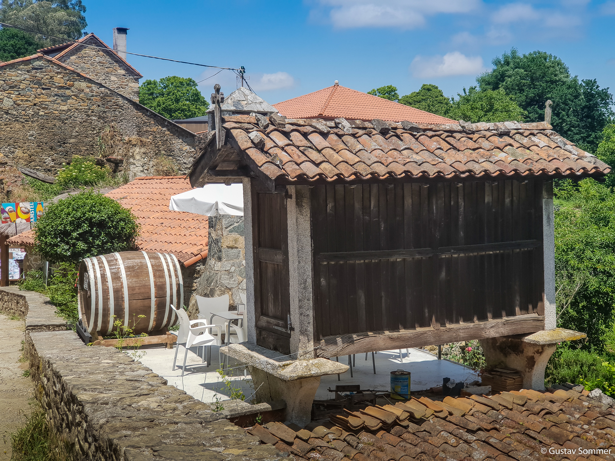 Hórreo - traditioneller Speicher für Feldfrüchte