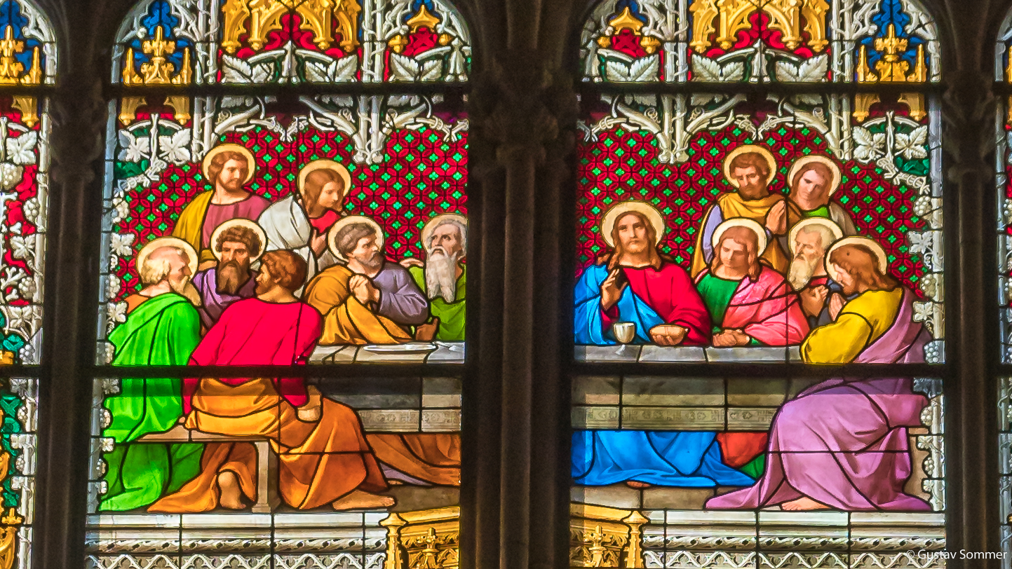 Kölner Dom: Beweinungsfenster, 1847