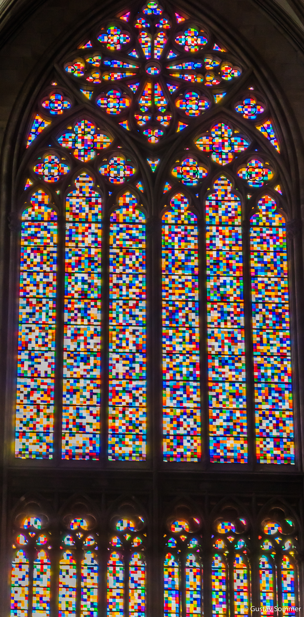 Kölner Dom: Südquerhausfenster (Richterfenster), 2007