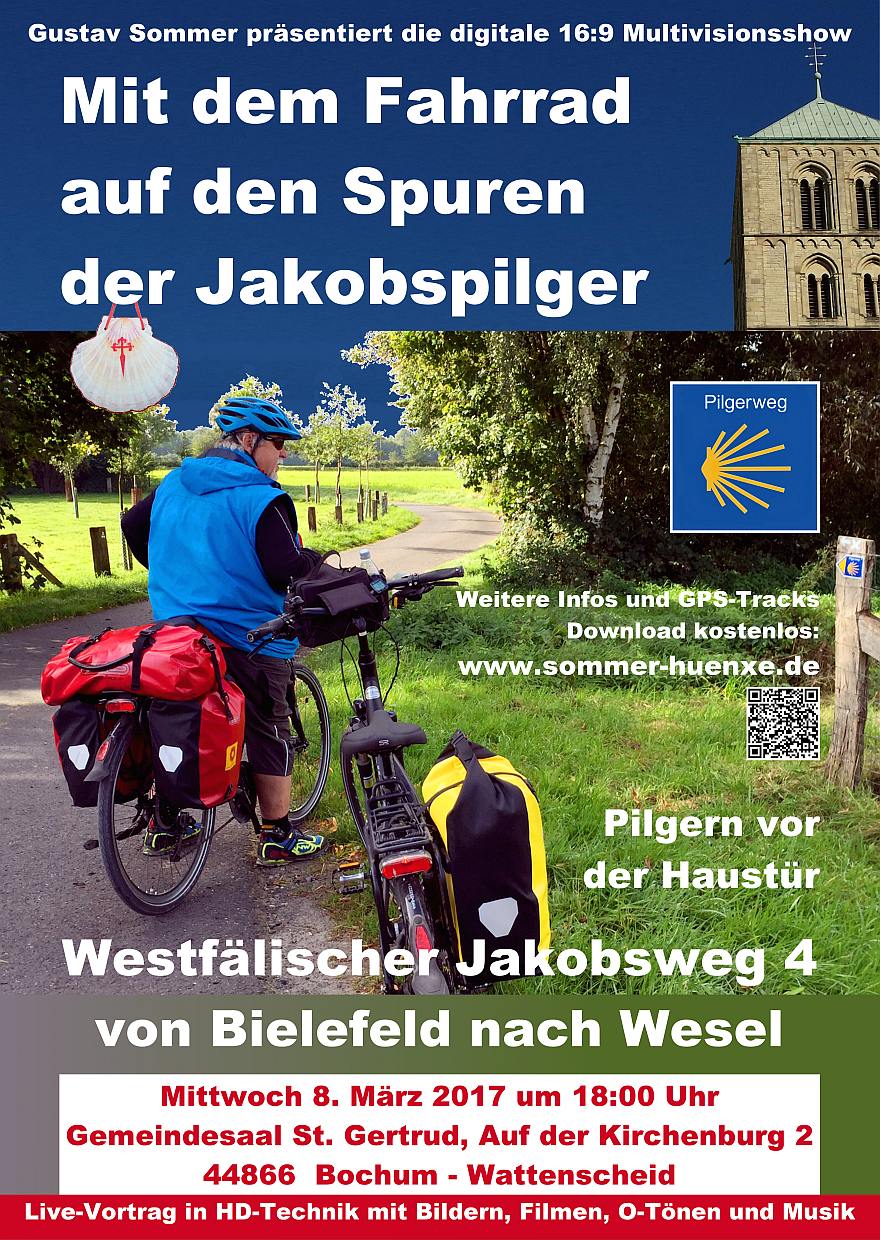 Mit dem Fahrrad auf den Spuren der Jakobspilger